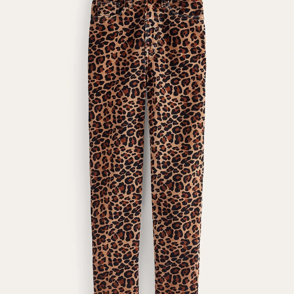BODEN Leopard slim jeans